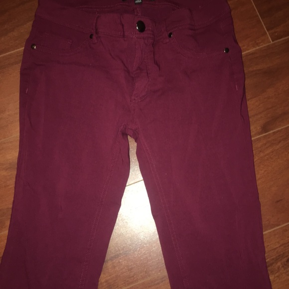 Red Skinny Jeans Straight Leg - Picture 2 of 2